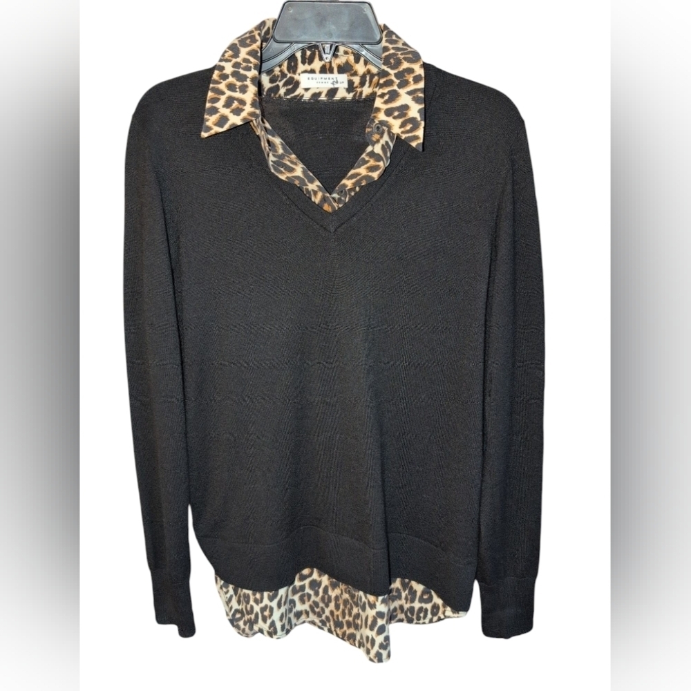 Equipment Femme Cashmere Silk Layered Sweater